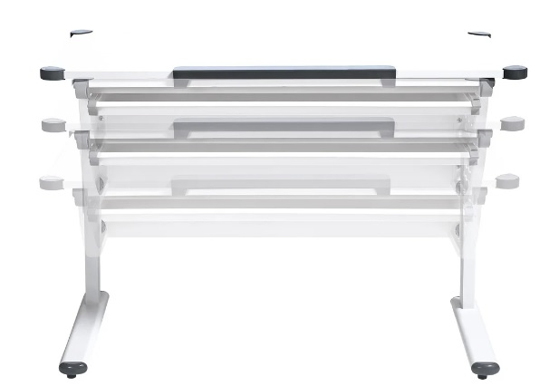 Liv&bo Dětský rostoucí psací stůl Delta bílý 5